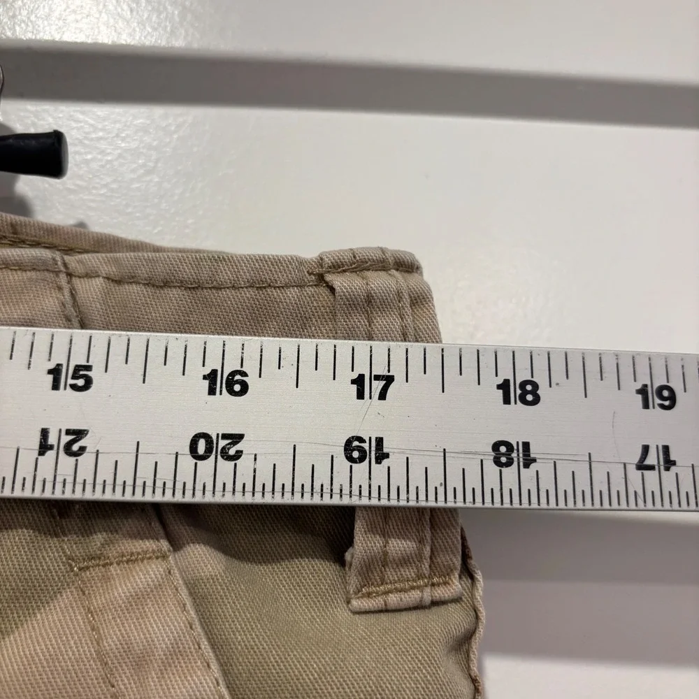 Military Style Mens Desert Camo Cargo Shorts Tan Brown Beige Size 34